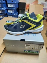Yonex Badminton Shoes Power Cushion 35 Wide Navy Yellow 240/255 NWT SHB35WEX - £47.40 GBP