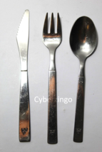 American Airlines Vintage Stainless Steel Cutlery Set Of Knife Fork Spoon - $14.99