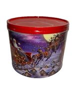 Christmas Holiday Collectors Tin With Plastic Top (read Desc (SHIPS IN 2... - €65,12 EUR
