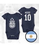 Argentina Messi Champions 3 Stars FIFA World Cup Qatar 2022 Navy Baby Bo... - $36.91 CAD