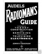 Audel's Radioman's Guide (Edwin P. Anderson) 1945 - INSTANT Download - $2.90