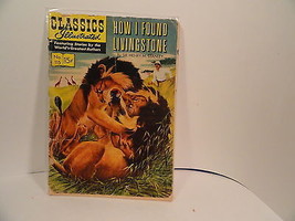 Classics Illustrated #115 How I Found Livingstone 1st Edition Fair Condi... - £9.56 GBP