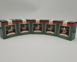 Hallmark Keepsake Santa &amp; His Reindeer Complete Collection Set 5 Ornamen... - £29.19 GBP