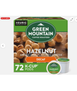 Green Mountain Coffee Hazelnut Decaf, Keurig K-Cup Pod, Light Roast, 72 ... - $434.42 MXN