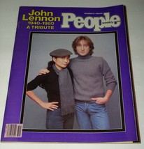 John Lennon Tragedy People Weekly Magazine Vintage 1980 - $29.99