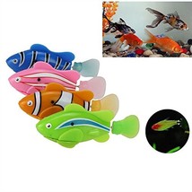 4X Battery Powered Electric Pet Clownfish Fish Electric Gift Children Kid Toy US - £23.49 GBP