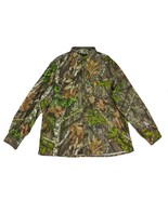 MOSSY OAK Men&#39;s XL Obsession NWTF Turkey Hunting Camo Button Shirt, Vent... - £19.84 GBP