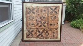 Tapa Cloth from New Zealand painted beated bark, Futuna, traditional cloth - £4,409.40 GBP
