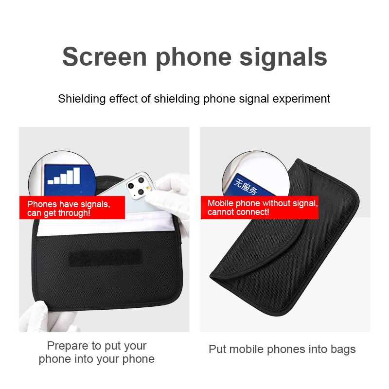 Sporting 1Pcs Car Key Bag Cars Fob Signal Blocker Faraday Bag RFID Signal Blocki - £23.52 GBP