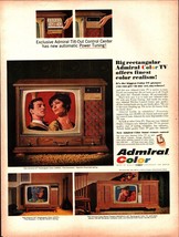 Admiral Color TV Coronado, a la Cart, Theater Models 1967 Vintage Print ... - $26.92