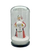 Handcrafted Christmas in a Jar 6 x 3.5 Santa with his List Snow - £16.37 GBP