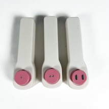Recollections Lot Of 3 Craft Hole Punches - Pink &amp; White - Scrapbooking - £15.85 GBP