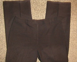 ANN TAYLOR * Petite Womens Collection sz 10 10P black career dress Pants - $10.65