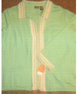 NWTS * NORTON MCNAUGHTON * Womens sz 1X 14W-16W classic green Blazer Jacket - £14.73 GBP