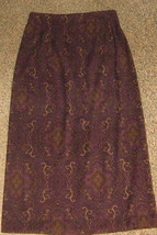 Nwts * Briggs New York * Petite Womens Sz 4 4 P Dark Purple Pencil Skirt - £8.52 GBP