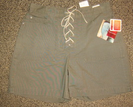 NWTS * GLORIA VANDERBILT * Womens sz 4 green SHORTS pants - $9.65