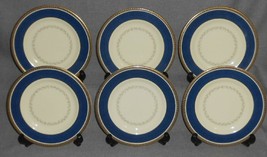 Set (6) Royal Doulton Archives Challinor Pattern Dessert - B&amp;B Plates England - £142.43 GBP
