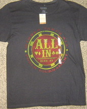 NWTS * SONOMA * Mens sz SMALL black graphic ALL IN Reno, NV tee Shirt - $11.90