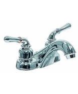 Aqua Plumb Fancy Lavatory Faucet with Teapot Handles, 4-Inch, Polished c... - £14.77 GBP