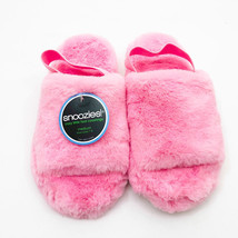 Snoozies Women&#39;s Pink Slides Slippers Medium 7/8 Non Skid Soles - £10.25 GBP