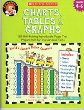 Charts, Tables &amp; Graphs, Grades 4-6  Paperback Book - $2.95