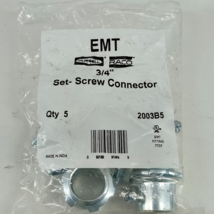 Hubbell EMT RACO Set Screw Connector 3/4&quot; 2003B5 5 Pack - £9.25 GBP