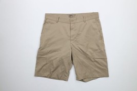 Nike Golf Mens Size 32 Dri-Fit Flat Front Golfing Cargo Shorts Khaki Brown - $39.55