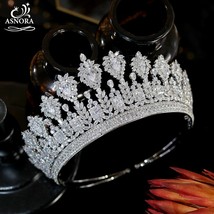  Tiara, New Ladies Water Drop Headdress, Bridal Crown ,Wedding Hair Accessories, - £118.77 GBP