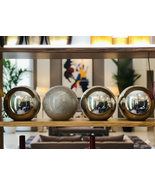 Stainless Steel Hollow Sphere Staring Ball Decorative Recycled Glass Bal... - $364.86 CAD