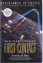 Star Trek: First Contact   Jm Dillard Hcdj - £3.15 GBP