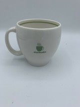 White And Green Starbucks Vintage 2003 Barista Steaming Coffee Mug - £13.78 GBP