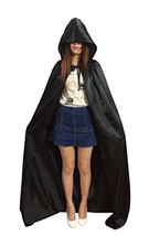 Boys Black Hooded Cape Role Play Costume 110cm - £15.50 GBP