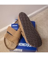 NEW!  BIRKENSTOCK KYOTO MENS SUEDE SANDALS TAUPE SZ 46 13 U.S. - $1,664.94 MXN