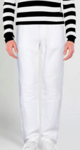 120% Lino Pure Linen Men&#39;s Italy White Casual Pants Jeans Size US 40 EU 56 - £131.56 GBP