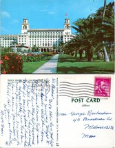 Florida Palm Beach Breakers Hotel Posted 1965 to Melrose Massachusetts Postcard - £7.51 GBP