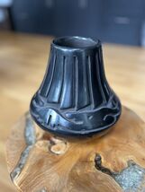 Chris Martinez Santa Clara Pueblo Pottery Black Vase - $1,336.50