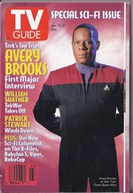 Star Trek Trio Avery Brooks, William Shatner, Patrick Stewart Tv Guide Jan 1994  - £4.74 GBP