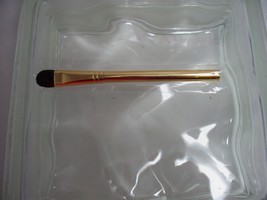 BareMinerals Escentuals Full Tapered Shadow Brush Shiny  Gold handle NIP  - £12.12 GBP
