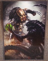 Predator vs Alien Glossy Print 11 x 17 In Hard Plastic Sleeve - £19.65 GBP