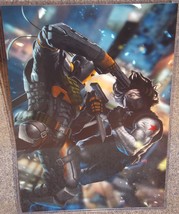 Death Stroke vs The Winter Soldier Glossy Print 11 x 17 In Hard Plastic Sleeve - $24.99