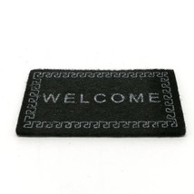 Dollhouse Welcome Mat 1/12 Scale Miniature Carpet Doormat - $58.47 MXN