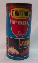 Vintage The Original Tinkertoy Construction Building Toy Set w/ Can 115 Pieces - £51.43 GBP