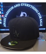 MLB-Los Angeles Dodgers 59FIFTY Fitted New Era Black Hat  New - $494.94 MXN