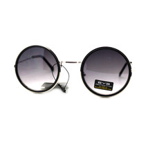 Designer Fashion Sunglasses Womens Chic Round Circle Frame UV 400 - £12.57 GBP