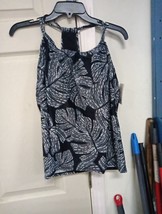 Eco Beach Swimsuit Top, Black And White, Large, 041boxBae - $22.46