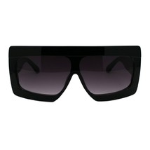 Super Oversized Sunglasses Futuristic Flat Top Shield Square Shades UV400 - £11.18 GBP