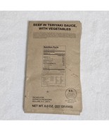 Vintage 90s MRE Boxed Beef in Teriyaki Sauce w/ Vegetables Ration 8oz - $23.76