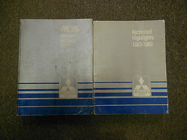 1986 Mitsubishi Truck Service Repair Shop Manual 2 Vol Set Factory Oem Book 86 - $59.95