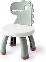 Toddler Chair,Plastic Kids Dino Chair,Sturdy Durable And Lightweight, Green - £30.08 GBP