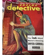 Inside Detective 11/1939 Violent Pulp crime Albert Fisher Good Girl Art - $43.05 CAD